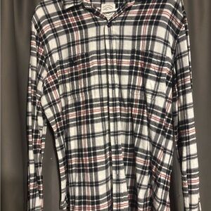 True Craft Black and Red Plaid Shirt